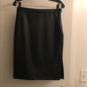 Banana Republic vegan leather skirt